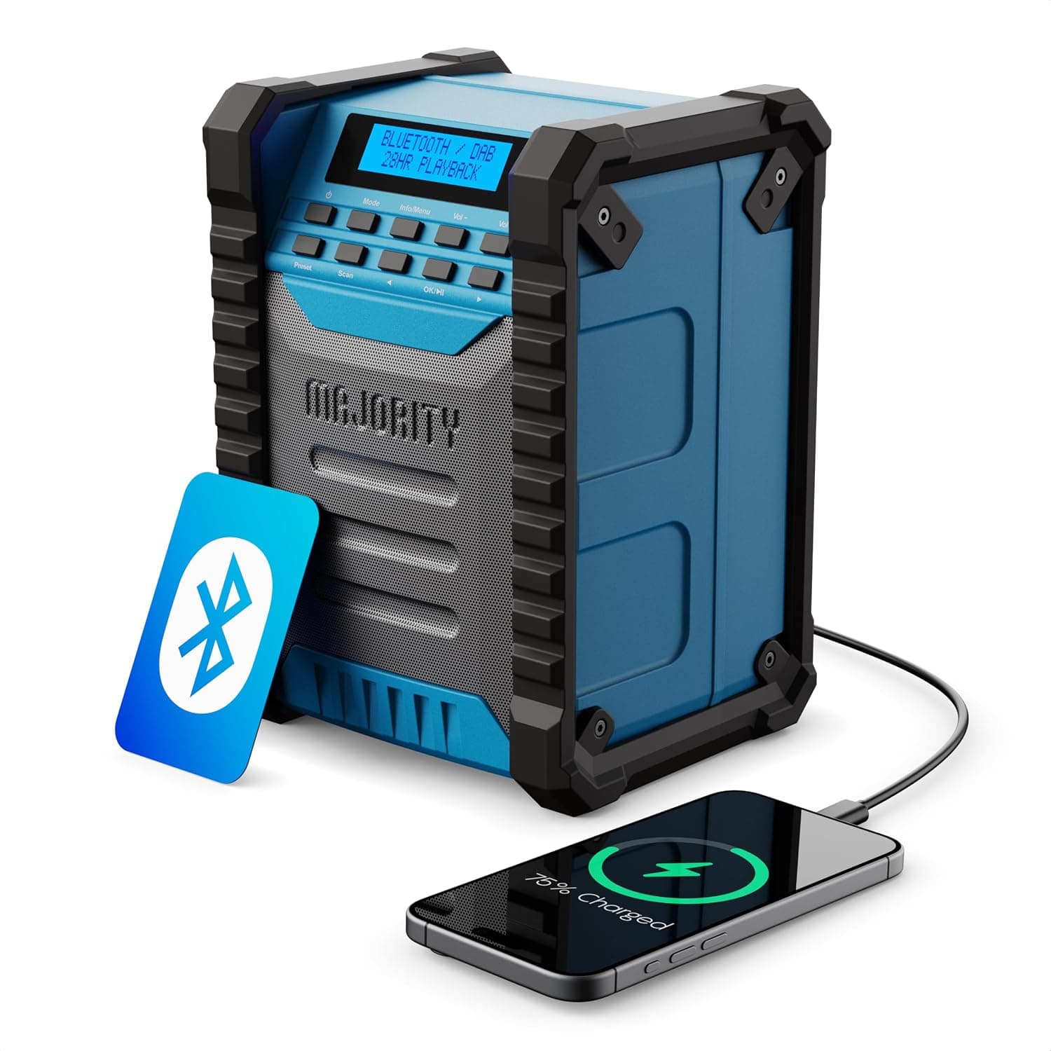 MAJORITY Landbeach portable DAB/Bluetooth radio